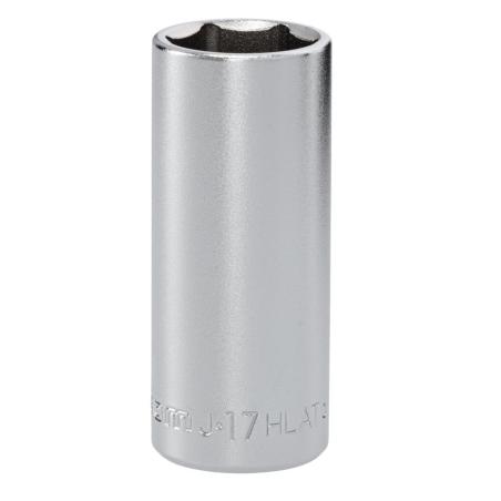 J.17HLAT - Nasadka 3/8" 6-kątna, długa, metryczna, 17 mm