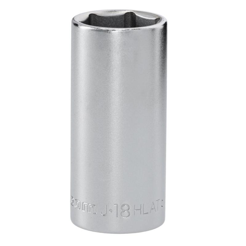 J.18HLAT - Nasadka 3/8" 6-kątna, długa, metryczna, 18 mm