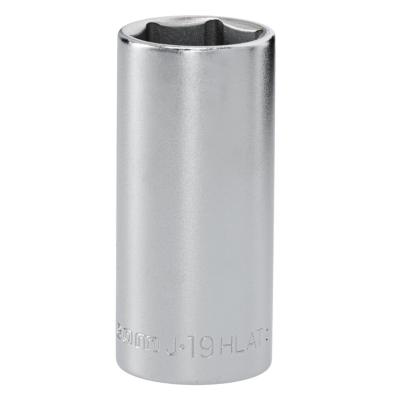 J.19HLAT - Nasadka 3/8" 6-kątna, długa, metryczna, 19 mm
