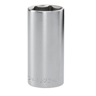 J.22HLAT - Nasadka 3/8" 6-kątna, długa, metryczna, 22 mm