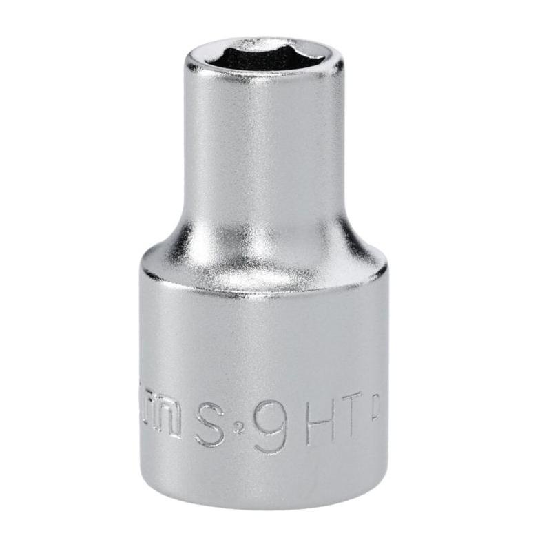 S.9HT - Nasadka 1/2" 6-kątna, krótka, metryczna, 9 mm