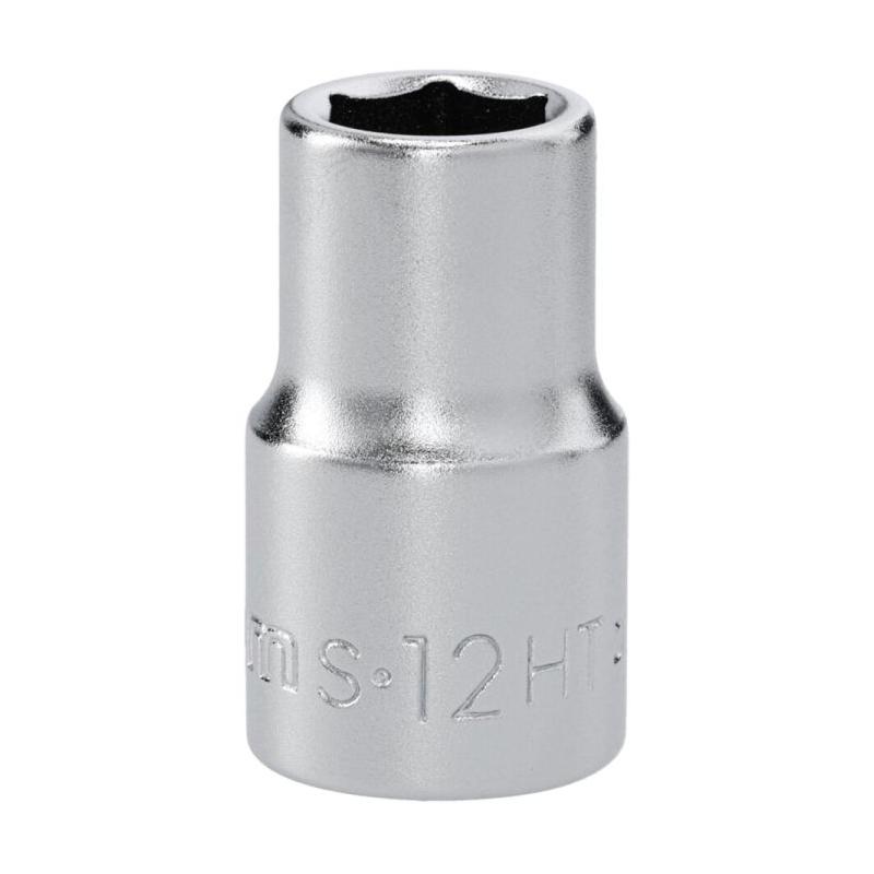 S.12HT - Nasadka 1/2" 6-kątna, krótka, metryczna, 12 mm
