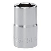 S.15HT - Nasadka 1/2" 6-kątna, krótka, metryczna, 15 mm