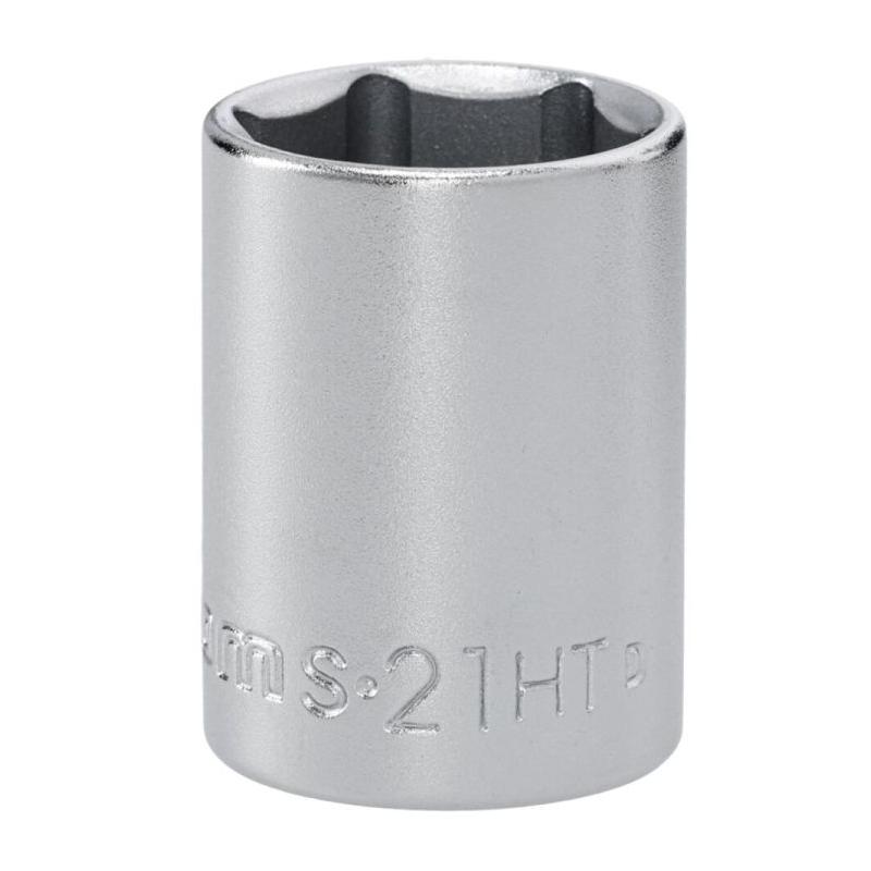S.21HT - Nasadka 1/2" 6-kątna, krótka, metryczna, 21 mm