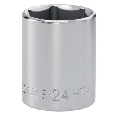 S.24HT - Nasadka 1/2" 6-kątna, krótka, metryczna, 24 mm