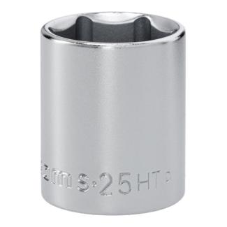 S.25HT - Nasadka 1/2" 6-kątna, krótka, metryczna, 25 mm