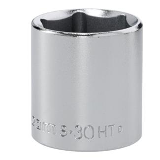 S.30HT - Nasadka 1/2" 6-kątna, krótka, metryczna, 30 mm