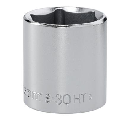 S.30HT - Nasadka 1/2" 6-kątna, krótka, metryczna, 30 mm