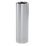 S.17HLAT - Nasadka 1/2" 6-kątna, długa, metryczna, 17 mm