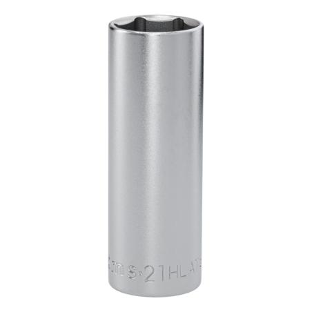 S.21HLAT - Nasadka 1/2" 6-kątna, długa, metryczna, 21 mm