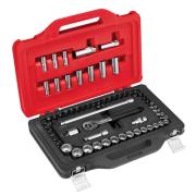 FACOM JL.151-EP62PB - 3/8" socket set with 6-point and 12-point sockets, 6 - 24 mm, with ratchet and accessories (62 pcs) ✔