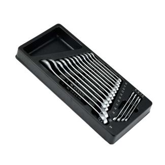 MOD.40B-16 - Moduł 16 kluczy oczkowo-płaskich Slim, 6 - 24 mm, wkładka plastikowa