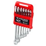 40B.JP7PB -  Set of 7 Slim combination wrenches, 8 - 19 mm