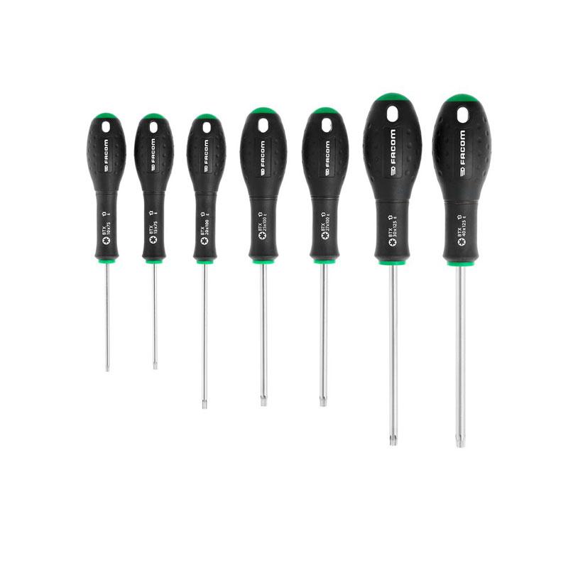 BTXJ7PB - Zestaw 7 wkrętaków Ergotwist® do śrub Torx®, T10 - T40