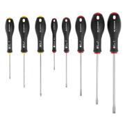 BTPJ8PB - Zestaw 8 wkrętaków Ergotwist® do śrub z rowkiem i do śrub Phillips®, 3 - 8 mm, PH0 - PH2