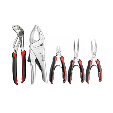 MOD.CPE5A - Pliers module: adjustable, half-round, side-cutting, locking pliers (5 pcs), plastic insert