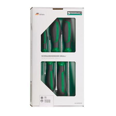 4686 - Zestaw 5 wkrętaków DRALL+ do śrub z rowkiem i Pozidriv, 3,5 - 6,5 mm, PZ1 - PZ2, 96469114