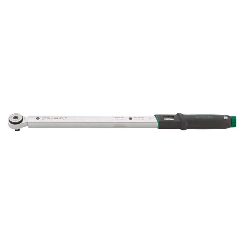 750NR/200 - Torque wrench with built-in ratchet, 40-200 Nm (30-150 lbf.ft), 50021004