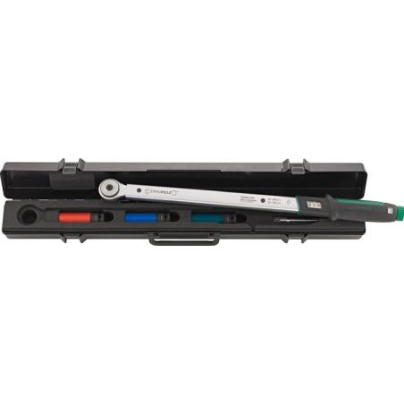 750NR/200/3/1 - Torque wrench 750NR/200 + 1/2" fine-tooth ratchet and wheel nut sockets 17, 19, and 21 mm, 96507216