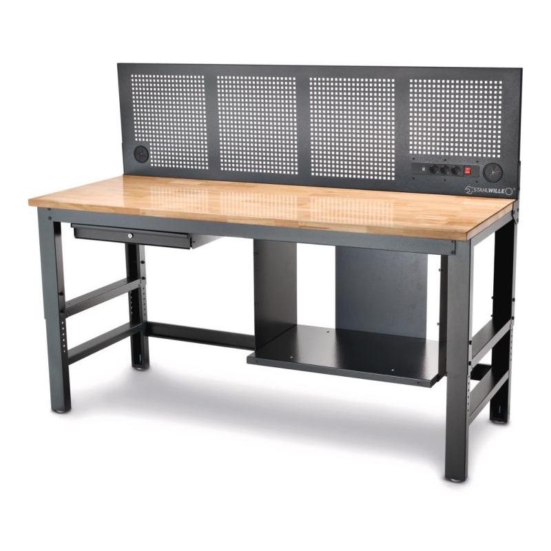WB 630 - Workbench with wooden top 2m, 85010630