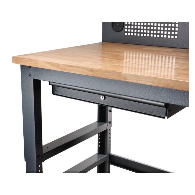 WB 630 - Stół warsztatowy z drewnianym blatem 2m, 85010630