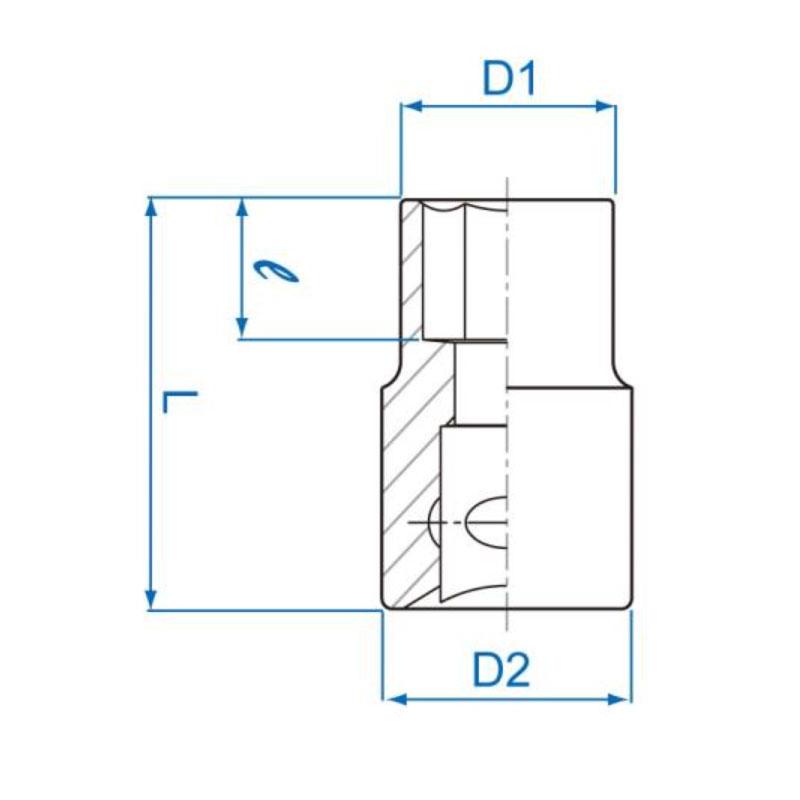 437511M - Nasadka 1/2" do śrub Torx®, E11