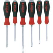 21250 - Zestaw 6 wkrętaków SoftFinish do śrub z rowkiem i Phillips, 3,5 - 6,5 mm, PH1 - PH2