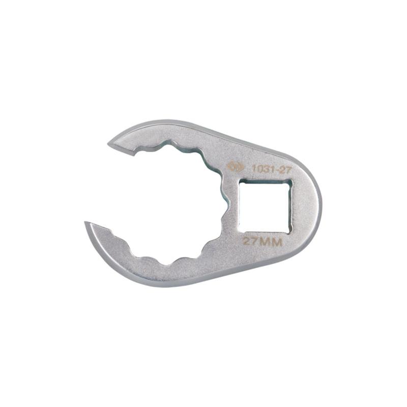 1031-24R - Klucz pazurowy 3/8" 12-kątny, oczkowo-otwarty boczny, 24 mm