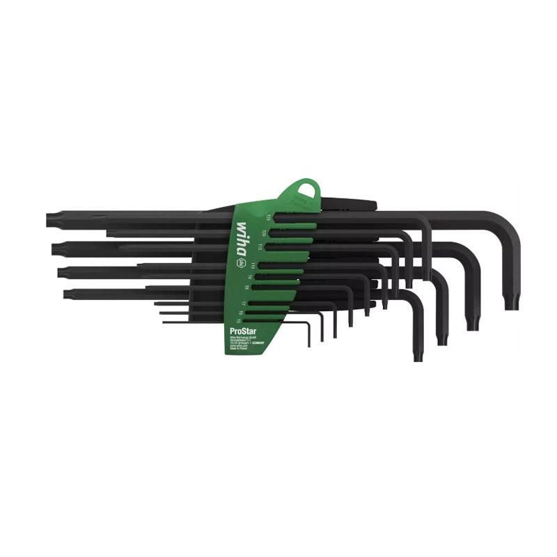 24312 - Zestaw kluczy trzpieniowych zagiętych Torx, T5 - T50 (13 szt.)