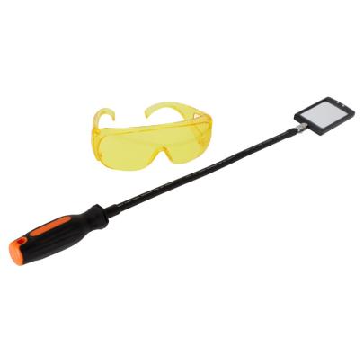 5515FUV - Lusterko inspekcyjne obracane z UV i izolowanym półsztywnym kablem, 550 mm