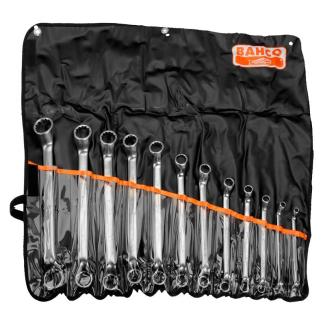 2M/12T - Zestaw 12 kluczy oczkowych odsadzonych, 6x7 - 30x32 mm