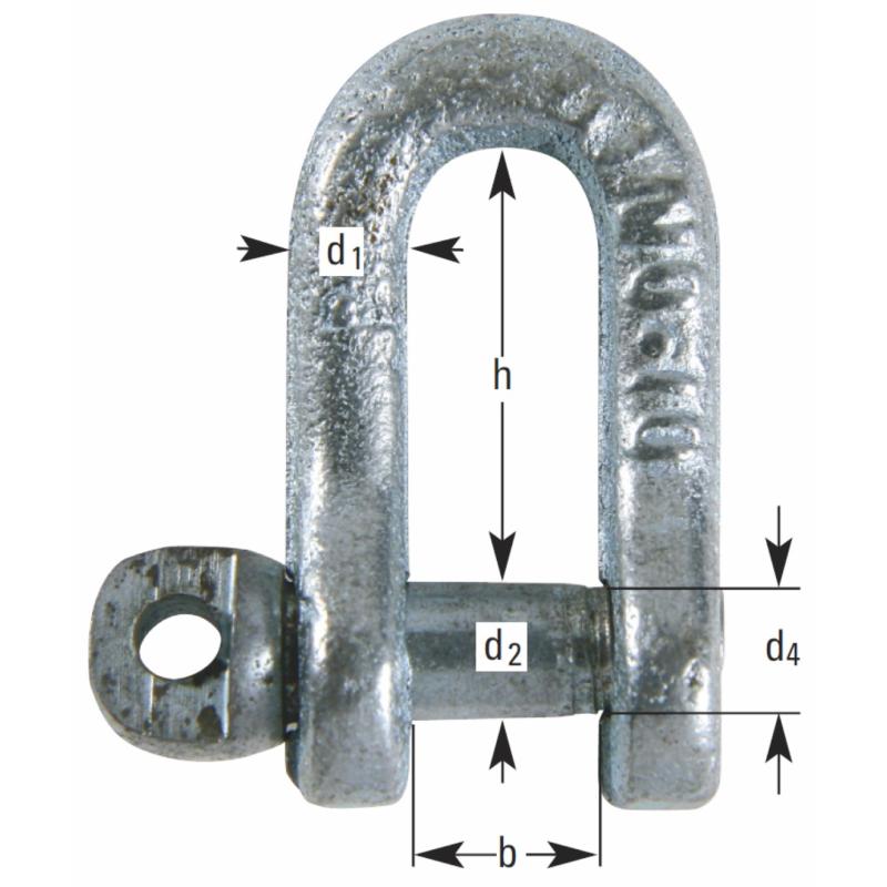 03202016 - Szakla typ A, WLL 1,6 t, 20 mm
