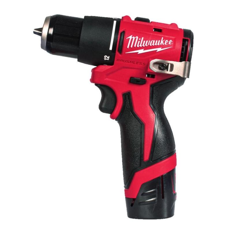 M12 BLPDRC-202C - Kompaktowa wiertarko-wkrętarka udarowa 40 Nm, 12V, 2.0 Ah, w walizce z 2 akumulatorami i ładowarką, 4933500422