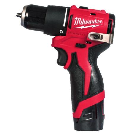 M12 BLPDRC-202C - Kompaktowa wiertarko-wkrętarka udarowa 40 Nm, 12V, 2.0 Ah, w walizce z 2 akumulatorami i ładowarką, 4933500422