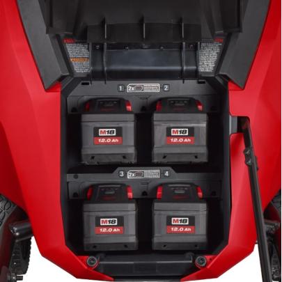 M18 F2SSBL-122 - Dual battery single stage snow blower 18 V, 12.0 Ah, FUEL™, with 2 batteries and charger, 4933500055