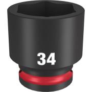 4932500300 - Nasadka udarowa Shockwave 1/2" 6-kątna, krótka, metryczna, 34 mm