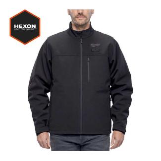 M12 HJBL6-0 (XXL) - Kurtka podgrzewana męska HEXON, czarna, M12™ Li-ion 12 V, rozmiar XXL, 4932493823