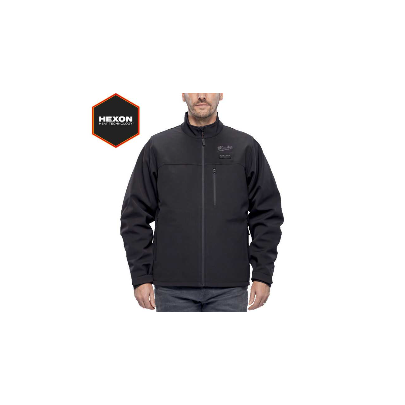 M12 HJBL6-0 (XXXL) - Kurtka podgrzewana męska HEXON, czarna, M12™ Li-ion 12 V, rozmiar XXXL, 4932493824