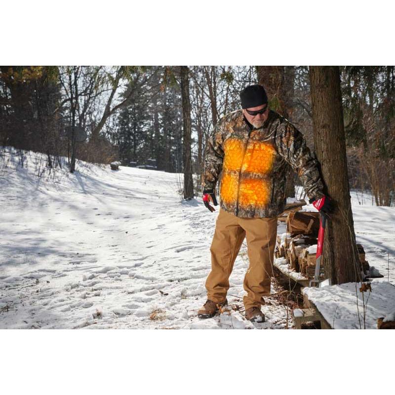 M12 HJCAMO7-0 (XL) - Kurtka podgrzewana męska HEXON, kamuflaż, M12™ Li-ion 12 V, rozmiar XL, 4932493834