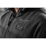 M12 HPJBL3-0 (S) - Kurtka podgrzewana męska pikowana HEXON, czarna, M12™ Li-ion 12 V, rozmiar S, 4932493837