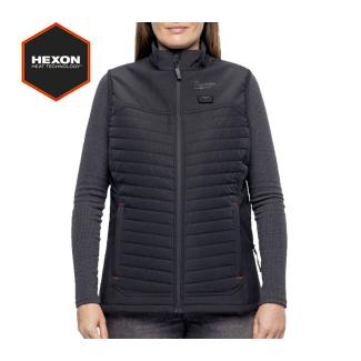 M12 HPVLBL3-0 (XXL) - Kamizelka podgrzewana damska pikowana HEXON, czarna, M12™ Li-ion 12 V, rozmiar XXL, 4932493856