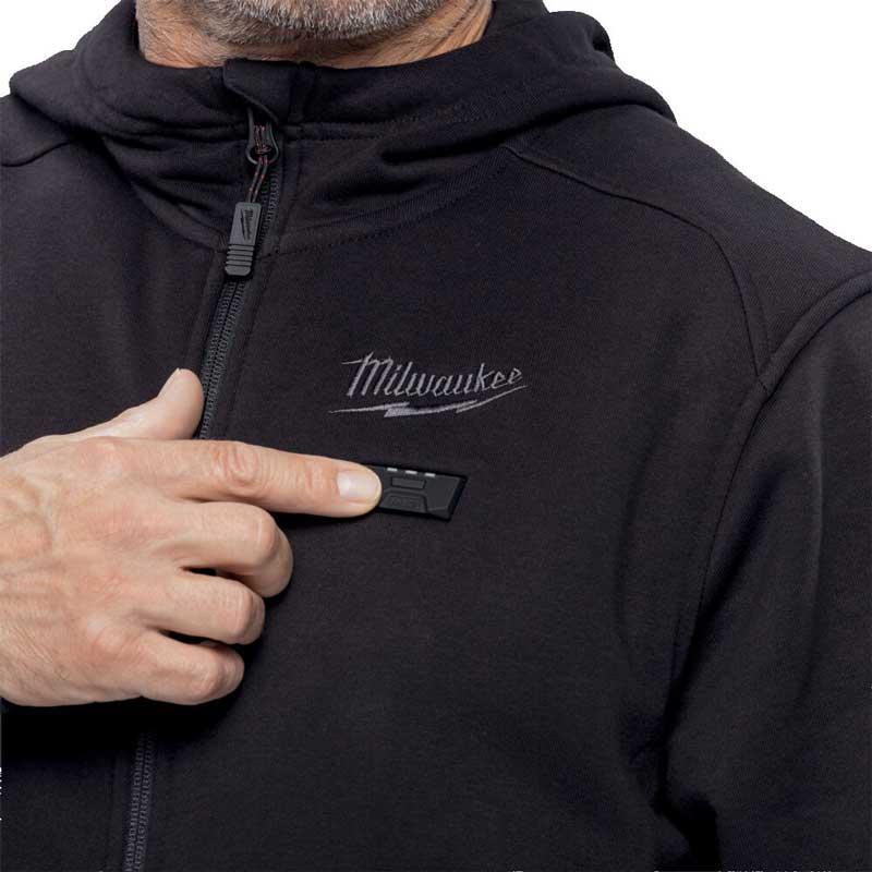 M12 HHBL5-0 (XXL) - Bluza podgrzewana męska HEXON, czarna, M12™ Li-ion 12 V, rozmiar XXL, 4932499191