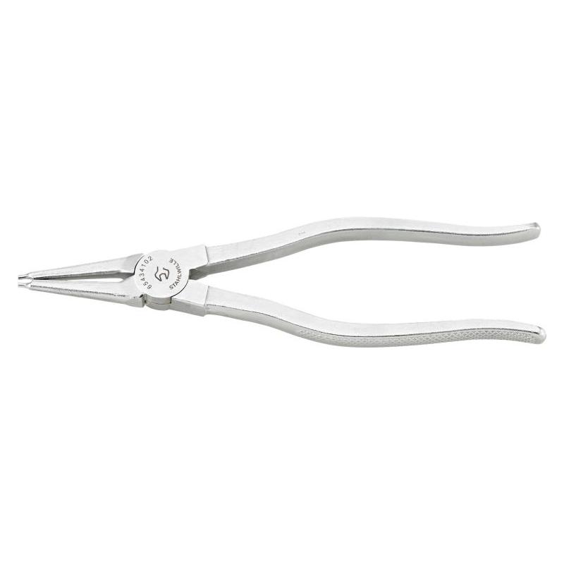 6543 4 101 - Szczypce do pierścieni osadczych wewnętrznych, proste, szczęki chromowane, 12 - 25 mm