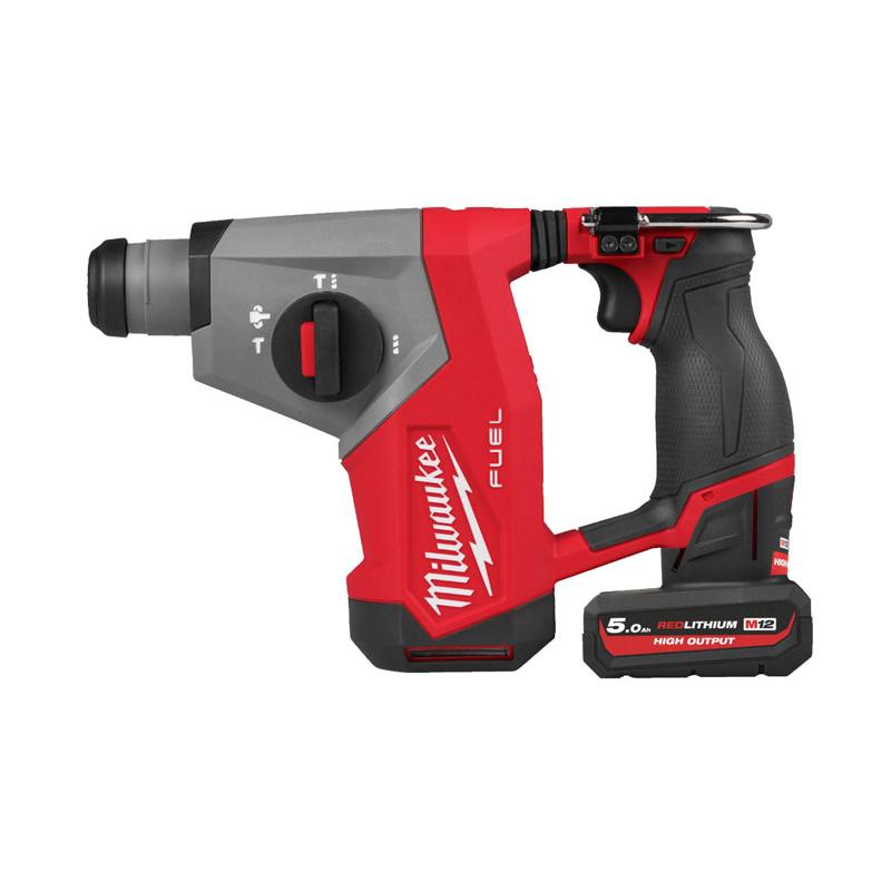 M12 FHAC16-502X - Compact 16 mm SDS-plus hammer 12 V, 5.0 Ah, FUEL™, in case, with 2 batteries and charger, 4933499185