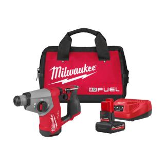 M12 FHAC16-501BRF - Compact 16 mm SDS-plus hammer 12 V, 5.0 Ah, FUEL™, in the bag, with battery and charger, 4933500781
