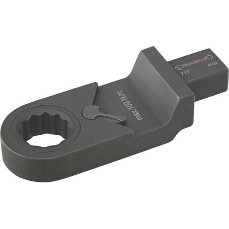 717/13 - Końcówka wtykowa oczkowa z grzechotką 9x12 mm, 13 mm, 58170113