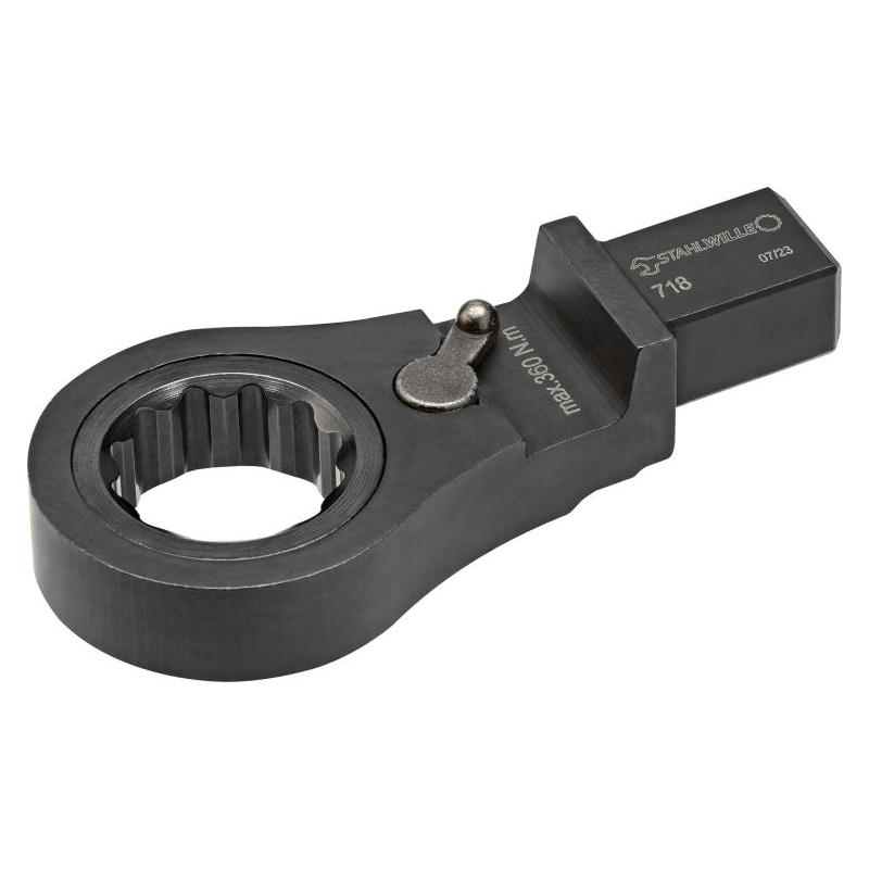 718/19 - Końcówka wtykowa oczkowa z grzechotką 14x18 mm, 19 mm, 58170219