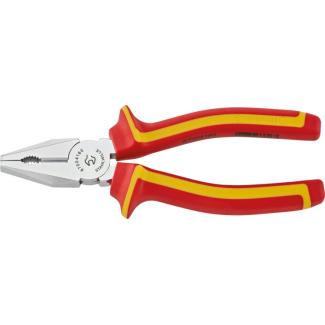 6700 4 160 VDE - Szczypce uniwersalne izolowane VDE, szczęki chromowane, 160 mm