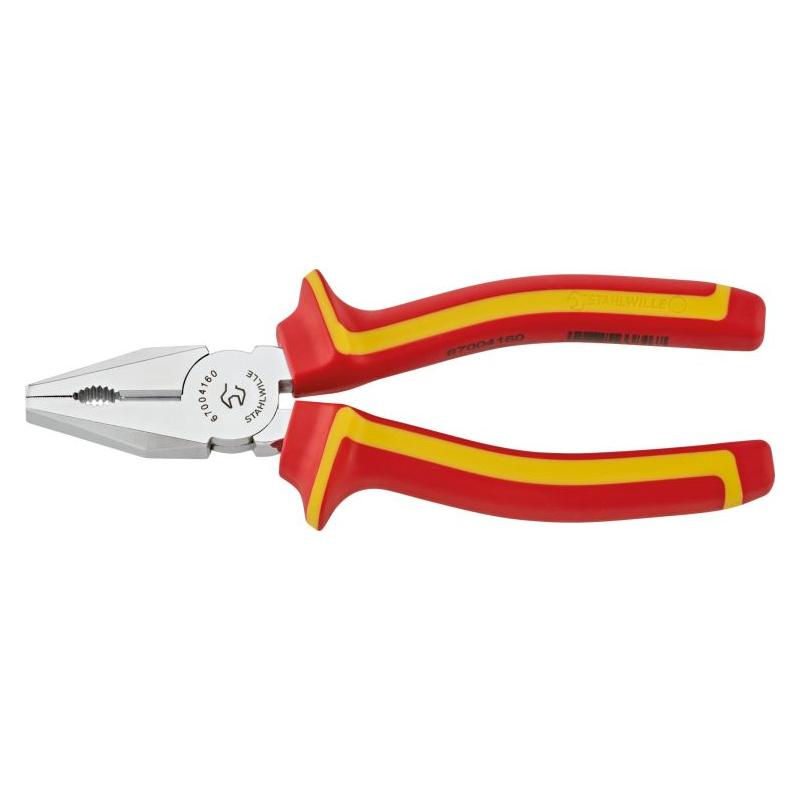 6700 4 160 VDE - Szczypce uniwersalne izolowane VDE, szczęki chromowane, 160 mm