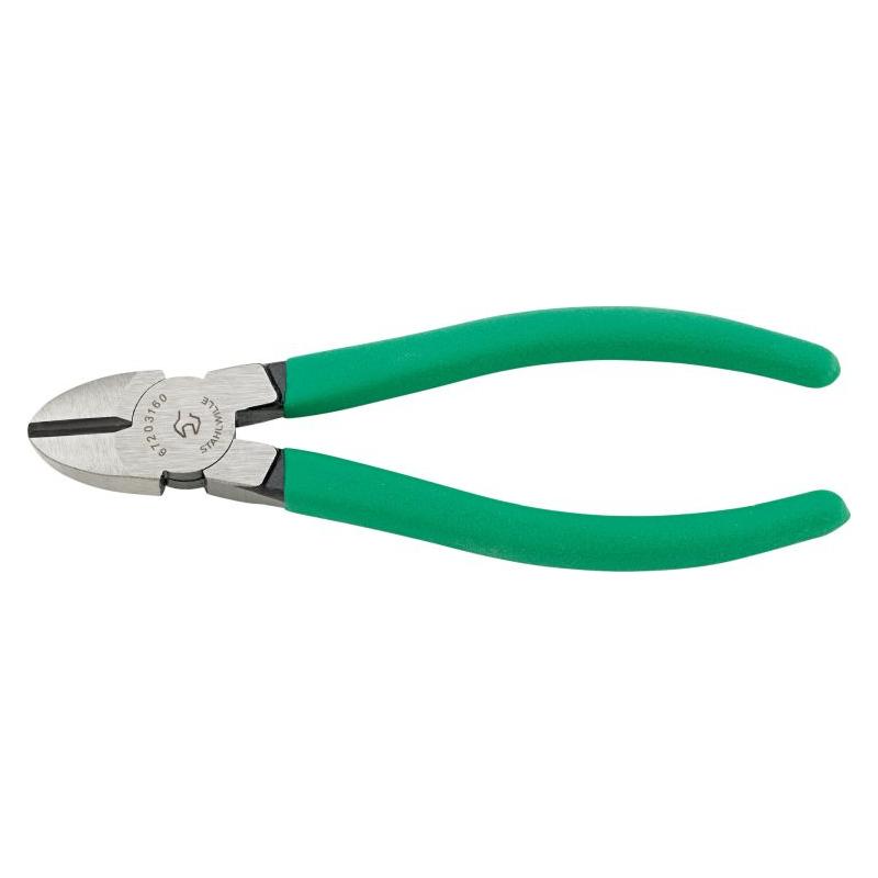 6720 3 160 - Szczypce tnące boczne, szczęki polerowane, 160 mm